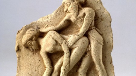 Babylonian erotic sculpture