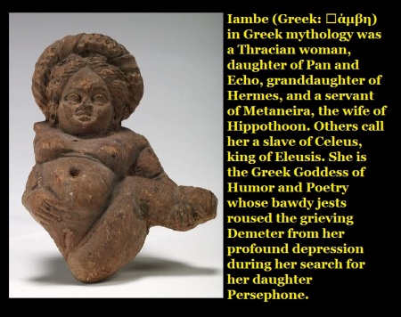 Iambe - greek lajja gowri at - Persephone